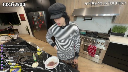 trying to cook steak..