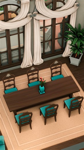 • Daria on Instagram: "🏠Sultry Springside BG original build renovation 🤎Full Stop Motion video on my YouTube-channel: darikosims (link in bio✨) 🤎Tray-files on my Patreon: darikosims (link in bio✨) 💜AFFILIATE CODE Use my creator’s code DARIKO for The Sims 4 purchases you do on the EA App or thesims.com to support me with a small commision (5% of the cost of your purchase). This isn’t a discount code! Thank you! Thanks to the EA Creator Network for giving me an opportunity to create more diffe