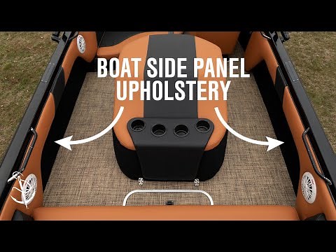 How to Upholster Side Panels on a Speedboat