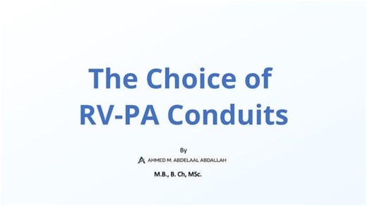 Right Ventricle to Pulmonary Artery Conduits: Challenges and Strategies | Ahmed M AbdelAal AbdAllah posted on the topic | LinkedIn