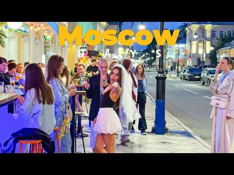 Moscow Nightlife Exact Opposite of What You're Told! | 4K Tour