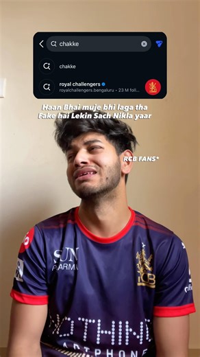 The hardest job in the world: Being an RCB Fan 😭💔 #rcb #viral #sadlife #meme by @m@mr.amn_369