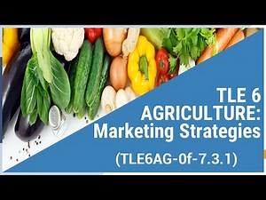 TLE 6 Agriculture - Marketing Strategies