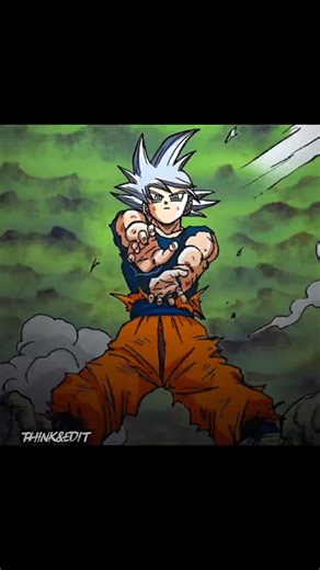 Autonomous ultra instinct 💯☠️ #goku #dragon ball @think_edit-90