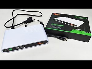 Mini DC UPS For Router & ONU For Power Backup | PC Power Mini DC UPS Unboxing & Test