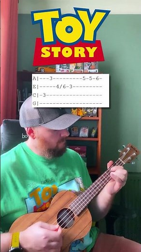 *EASY* You've got a friend on me on UKULELE with tabs! #disney #pixar #toystory #ukulele #buzz
