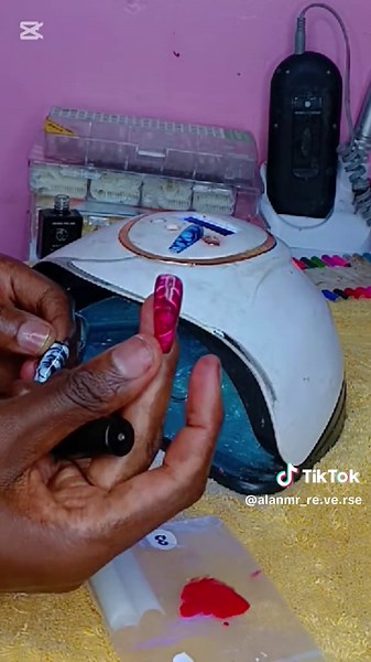 Monochromatic Red Nail Design Tutorial | Nail Art Trend 2021
