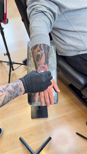 One more session to go for @fifthgenconstructions And no he doesn’t want Freddy ! Sponsored by : @emalla_australia @emalla.official Using: #dynamicink #emallagrand #drpicklesglide #tattoo #tattoos #emalla #realistictattoo #inked #tatt #realism #tattoosofinstagram #tattooartist #horror | Chris Sinclair Tattoos