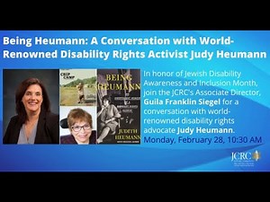 Being Heumann: A conversation with world-renowned disability rights advocate Judy Heumann