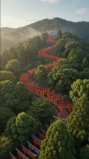 【4K】伏見稲荷大社｜千本鳥居が織りなす幻想的な絶景を巡る京都の旅 ⛩️✨