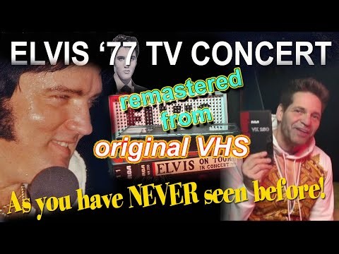 ELVIS in CONCERT 77 4K Enhanced as you have NEVER seen before!!!