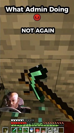 What Is Admin Doing in Minecraft?! ☠#minecraftshorts#shorts