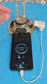 Magnet Used for Mobile Phone Charging🤯 #experiment #smartphone