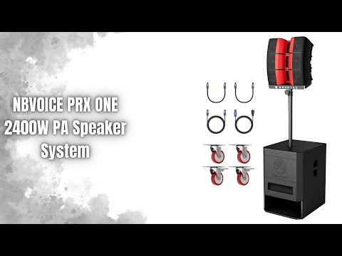 NBVOICE PRX ONE Review | 2400W Beast PA System with Zero Distortion!