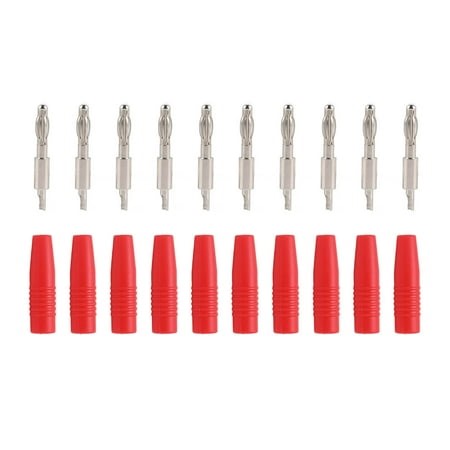 4mm Banana Plug DIY Male Connector Adapter - 10 Pack - Walmart.ca