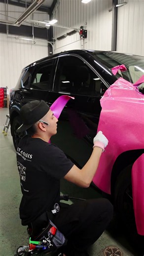 Nissan Rogue Pink Transformation Part 3: Passenger Fender 💖