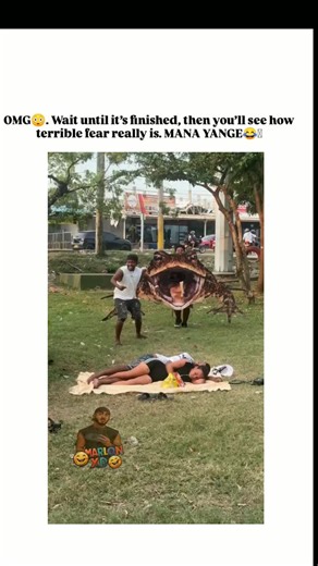 GLOBAL HASGULLA 😅😅 on Instagram: "# This viral post by Rwandan creator showcases a prank video of a man in a giant frog costume startling a sunbathing woman by "devouring" her legs, ending in her terrified screams and overlaid Mario emojis for comedic effect. - The caption mixes English surprise with Kinyarwanda exclamation "Mana yange" (meaning "my goodness"), resonating culturally and driving 12.9 million views and 49k likes in under 24 hours on January 18, 2026. - Thread replies reveal patt