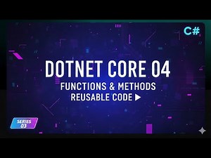 DotNet Core Tutorial 04 | Dot Net Core Full Course | #dotnetcore #dotnetdeveloper #cscoder #coding