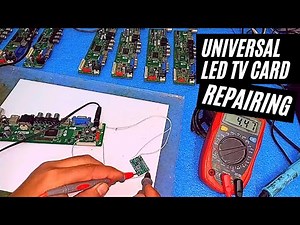 CHINA LED TV MOTHERBOARD REPAIR || UNIVERSAL BOARD REPAIRING
