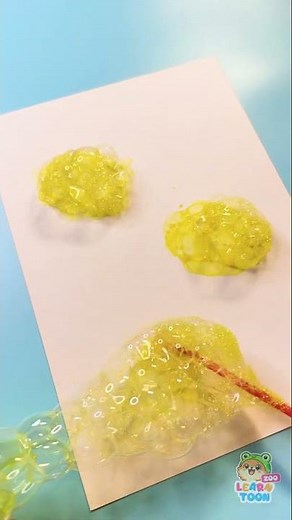 Soap Bubble PAINTING Fun for Kids 🫧 🎨 #Kids #Art