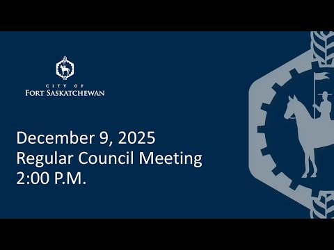 Regular Council Meeting - December 9, 2025