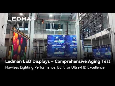 LED Display Aging Test Process | Quality Control by LEDMAN