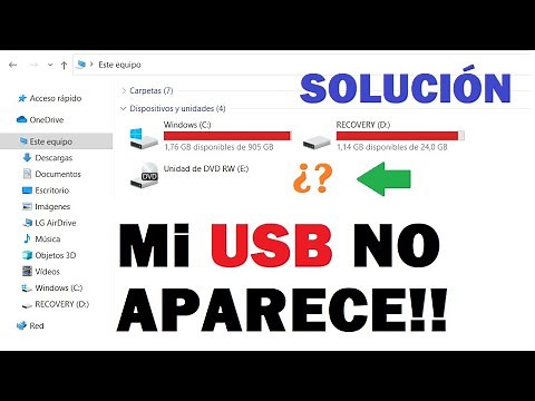 SOLUCION - NO Aparece Mi USB En Mi PC | Mi Laptop No Reconoce USB | Mostrar Dispositivo USB En Mi PC