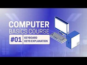 BASIC COMPUTER | LESSON 1 - KEYBOARD KEYS EXPLANATION