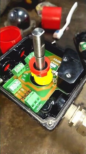 Limit switch working ||valve controls | rotary switch working #youtubeshort