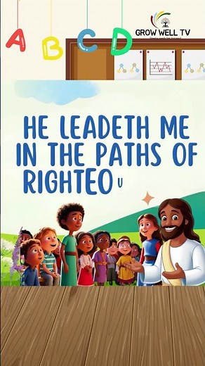 Full Video Link in Description| Learn Psalm 23 Memory Verse For Kids|Bible Verse | Grow Well Kids TV