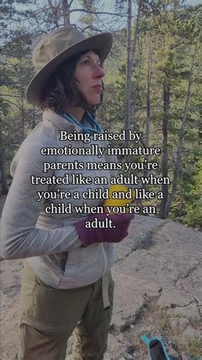 Emotionally immature parents parentify children then infantilize adults. #ToxicParents