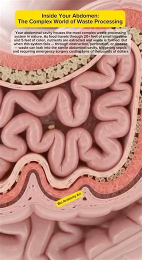 Inside Your Abdomen: The Complex World of Waste Processing