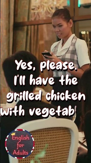 Ordering at the Restaurant 🍽️ | Useful English Dialogue for Real Situations | English for Adults