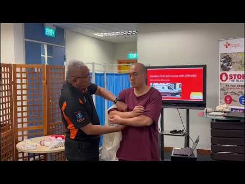 First Aid: Open Sling for Lower Arm and Wrist Fracture