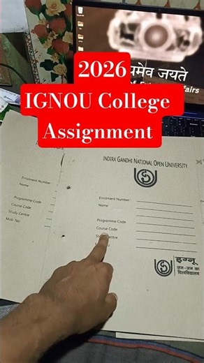 IGNOU Assignment Copy| How to write IGNOU Assignment Copy #ignou #ignouassignment #ignouuniversity