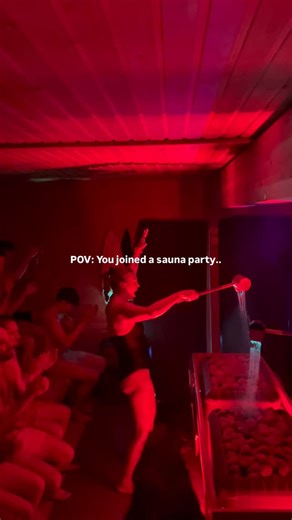 Gretha Noell Storm Johansson | Growth Coach | Grow & Flow on Instagram: "POV: You joined a sauna party.. Bla Bla Bla by @gigidag (@davidguetta remix) Heat & Beats every Friday ❤️‍🔥"