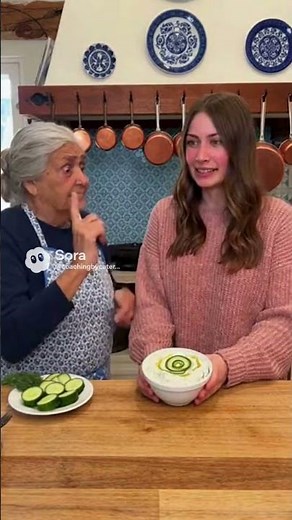 Funny Greek Yia Yia Horrified as Granddaughter Calls Tzatziki “Guacamole”! 😂🇬🇷