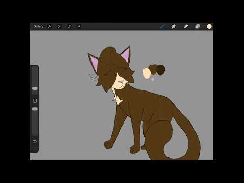 Leafpool and her kits speedpaint 
