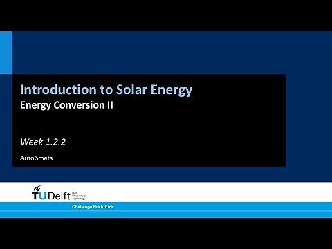 1.2.2 Energy Conversion II