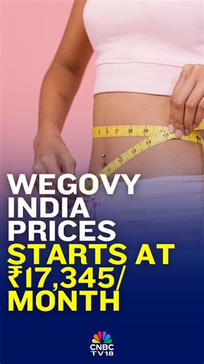 Pharma major Novo Nordisk launches its weight-loss drug Wegovy in India. Prices start at ₹17,345 for a one month course. Novo Nordisk may explore tie-ups with Indian firms for distribution, along with an independent rollout | CNBC-TV18