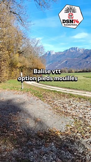 Section vtt avec une balise pieds mouillés! | DSN74 Raid Multisport