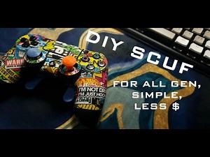 DIY SCUF FOR DS4/PS4/PLAYSTATION CONTROLLER