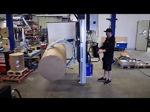 Rollenhandling verpackte Papierrollen bis 600 kg / reel handling of wrapped paper reels up to 600 kg