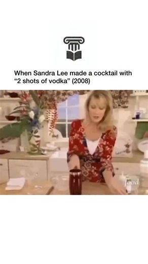 History | 2008: Sandra Lee’s legendary “two shots of vodka” moment originally aired during a 2008 episode of her Food Network show, Semi-Homemade... | Instagram