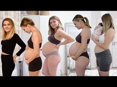 PREGNANCY TRANSFORMATION Week by Week: 8 Weeks Pregnant to 40 Weeks Pregnant (+ 9 Days Postpartum!)