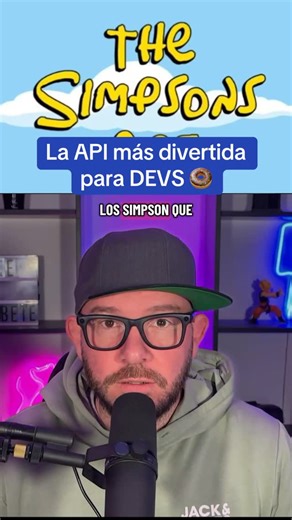 Javi Niguez on Instagram: "The Simpsons API: gratis, sin API key y perfecta para practicar 🍩🔥 #api #simpsons #javascript #developer #dev"