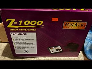 An unboxing and review of the mth railking z 1000 transformer