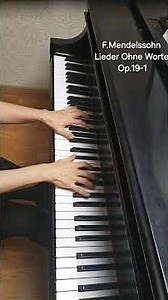 Mendelssohn Op.19-1" Lieder Ohne Worte"