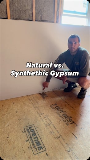 Dylan Hutcheson | Healthy Home Builder | Synthetic gypsum is often a coal-plant byproduct. That can mean trace contaminants, more additives, and greater variability. Natural... | Instagram