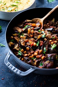 Eggplant Chickpea Tagine